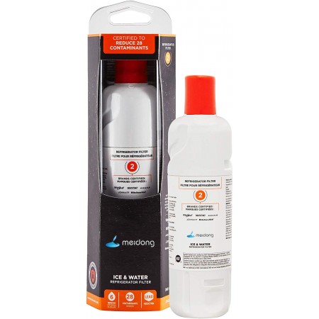 Meidong by Refrigerator Water Filter 2 (Pack of 1 - Packaging may vary)